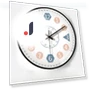 12-inch Automatic Synchronization Radio Wall Clock — Clocks, Window glass film