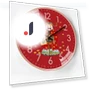 12-inch Wall Clock with Automatic Time Optimization — Clocks, Window glass film