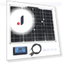 40W Solar Panel with Dual USB Charger — Chargers, Aneng Diagnostic Tools