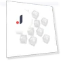 Colorful Glowing Touch Ice Cubes — Party Centerpieces, Kitchen Accs