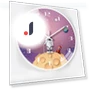 Creative Space Automatic Radio Clock with Timer — Clocks, Window glass film