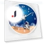 Creative Space Automatic Radio Clock with Timer — Clocks, Window glass film