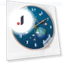 Creative Space Automatic Radio Wall Clock with Timer — Clocks, Window glass film