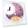 Creative Space Automatic Time Radio Clock — Clocks, Window glass film