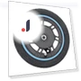 Explosion-Proof Front Wheel Assembly — Scooter Tires & Accessories, ZY-Sport-N