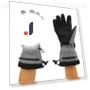 Heated Gloves Pair — Gloves & Mittens, ZY-Sport-N