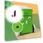Mini Desktop Cleaner Robot — Interactive Figures & Robots, Kitty Cat House