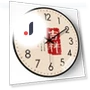 Personalized Radio-Controlled Wall Clock — Clocks, Window glass film