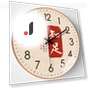 Personalized Radio Wave Synchronized Wall Clock — Clocks, Window glass film