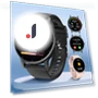 Sports Smart Watch with Silicone Strap — Wearable Accessories, QTLLBT