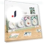 Creative Gift Box, Student House, Smart Alarm Clock — Clocks, Window glass film