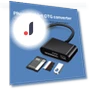 Flash Drive Disk Data Transfer Card Reader — USB, Zuouiqin