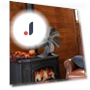 Wood Burning Fireplace Stove with Fan — Fireplace Fans, Kitchen Accs