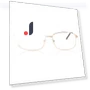 Full Rim Square Gold Fashion Unisex Eyeglasses — Smart Glasses, SmartBuy Collection