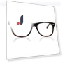Square Tortoise Fashion Men Eyeglasses — Sunglasses, SmartBuy Collection