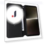 Rhombus Pattern Magnetic Closing Leather Wallet Phone Cover — Flip Cases, Smartwatch 2025