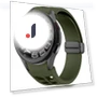 Stylish Silicone Strap with Magnetic Folding Buckle — Bands, Smartwatch 2025