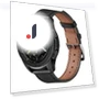 Textured Genuine Leather Replacement Strap — Bands, Smartwatch 2025