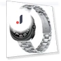 5-Bead Stainless Steel Watch Bracelet Strap — Bands, Smartwatch 2025