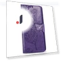 Butterfly Flower Pattern Imprinted Magnetic Flip Cover with Hand Strap — Flip Cases, Smartwatch 2025