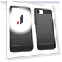 Carbon Fiber Texture Flexible TPU Brushed Phone Cover — Basic Cases, Smartwatch 2025