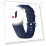 Diamond Grain Silicone Smart Watch Band — Fitness Bands, Smartwatch 2025