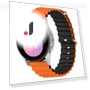 Dual Color Ocean Band Sport Loop Silicone Strap — Bands, Smartwatch 2025