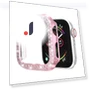 Dual-row Rhinestone Decor Smart Watch PC Case — Smartwatch Protectors, Smartwatch 2025