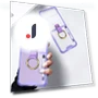 Finger Ring Design Airbag Anti-fall TPU Transparent Phone Case with Stylus Pen — Screen Protectors, Smartwatch 2025