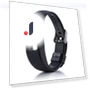 Flexible Lozenge Texture Watch Band — Fitness Bands, Smartwatch 2025