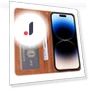 Leather Stand Wallet Cover Magnetic Closing Anti-drop Phone Case — Flip Cases, Smartwatch 2025