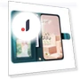 Magnetic Phone Case Leather Rhombus Grid Stand Cover — Phone Accessories, Smartwatch 2025