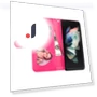 PC+PU Leather Phone Stand Case Zippered Wallet Glittery Phone Cover — Phone Accessories, Smartwatch 2025