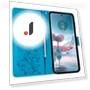 Phone Case with Wrist Strap Butterfly Flower Imprinted Leather Flip Cover — Flip Cases, Smartwatch 2025