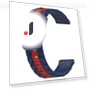 Stylish Chain Design Silicone Strap — Bands, Smartwatch 2025