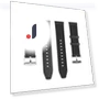 Genuine Leather Surface+Silicone Smart Watch Band Strap — Bands, Smartwatch 2025