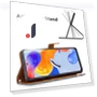 Jeans Cloth Texture Leather Wallet Mobile Cover with Stand — Phone Accessories, Smartwatch 2025