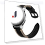 Pork Ribs Style Genuine Leather Coated Smart Watch Band — Bands, Smartwatch 2025