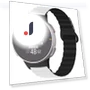 Silicone Watch Band Dual Color Magnetic Wrist Strap — Bands, Smartwatch 2025