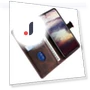 Skin-touch Leather Phone Cover with Wallet Stand — Basic Cases, Smartwatch 2025