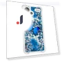 TPU Case with Quicksand and Pattern Printed Blue Butterfly — Basic Cases, Smartwatch 2025