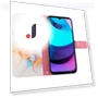 Case with Strap Marble Pattern Leather Phone Cover Card Holder — Basic Cases, Smartwatch 2025