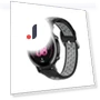 Dual Color Silicone Smart Watch Band — Fitness Bands, Smartwatch 2025