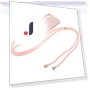 Fiber Lining Rubberized TPU Cover with Long Lanyard — Phone Accessories, Smartwatch 2025