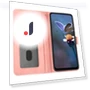 Slim-fit Phone Cover Stand with Imprinted Flower Pattern — Phone Accessories, Smartwatch 2025