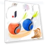Interactive Cat Ball — Cat Playthings, QIIAII D