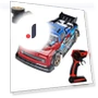 Radio-controlled car with tire sprayer — Toy Vehicles, Nippon-Mart