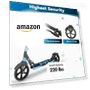 Превью Foldable Scooter with Disc Brake & Dual Shock Absorbers — Push Scooters, MEE GOO