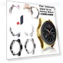 Shockproof Electroplated Silicone Shell Holder Skin TPU Watch Case Protective Cover — Smartwatch Protectors, lingfeng