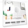 Smart LED Makeup Mirror — Compact & Travel, ElectroCN